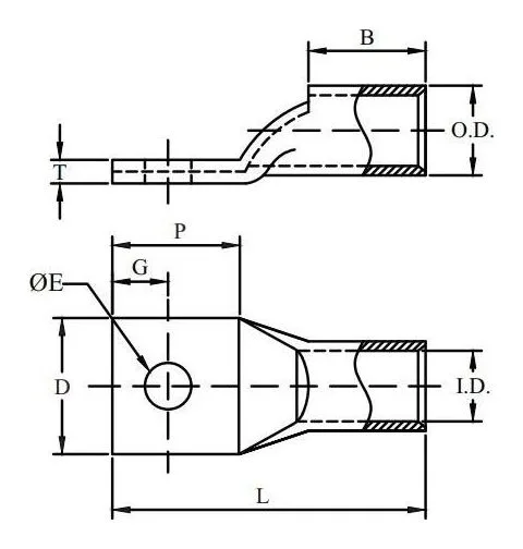 1 Hole, Standard Barrel, Inspection Window (AWG)