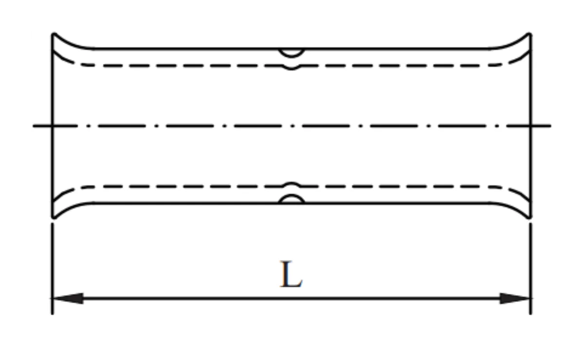 Standard Length Flared Barrel Connector (AWG)