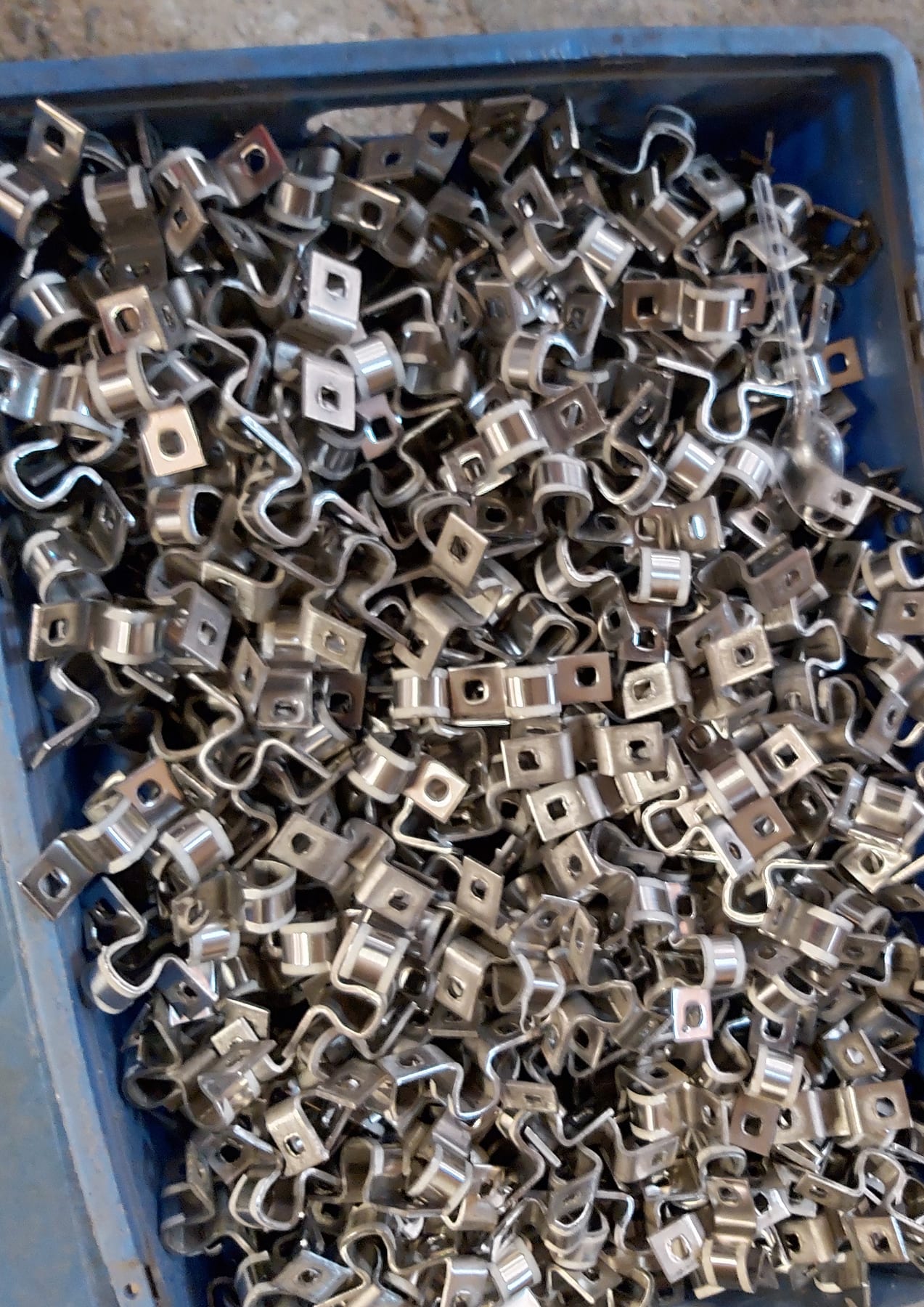 Finished galvanised fittings at the Aligarh works