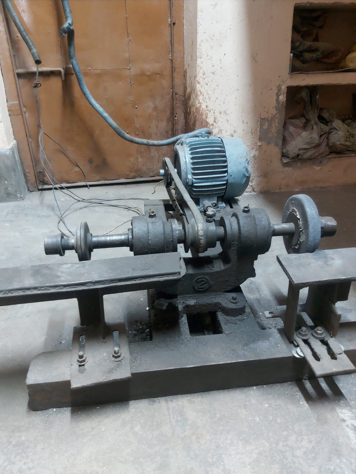 Lathe section at the Aligarh works