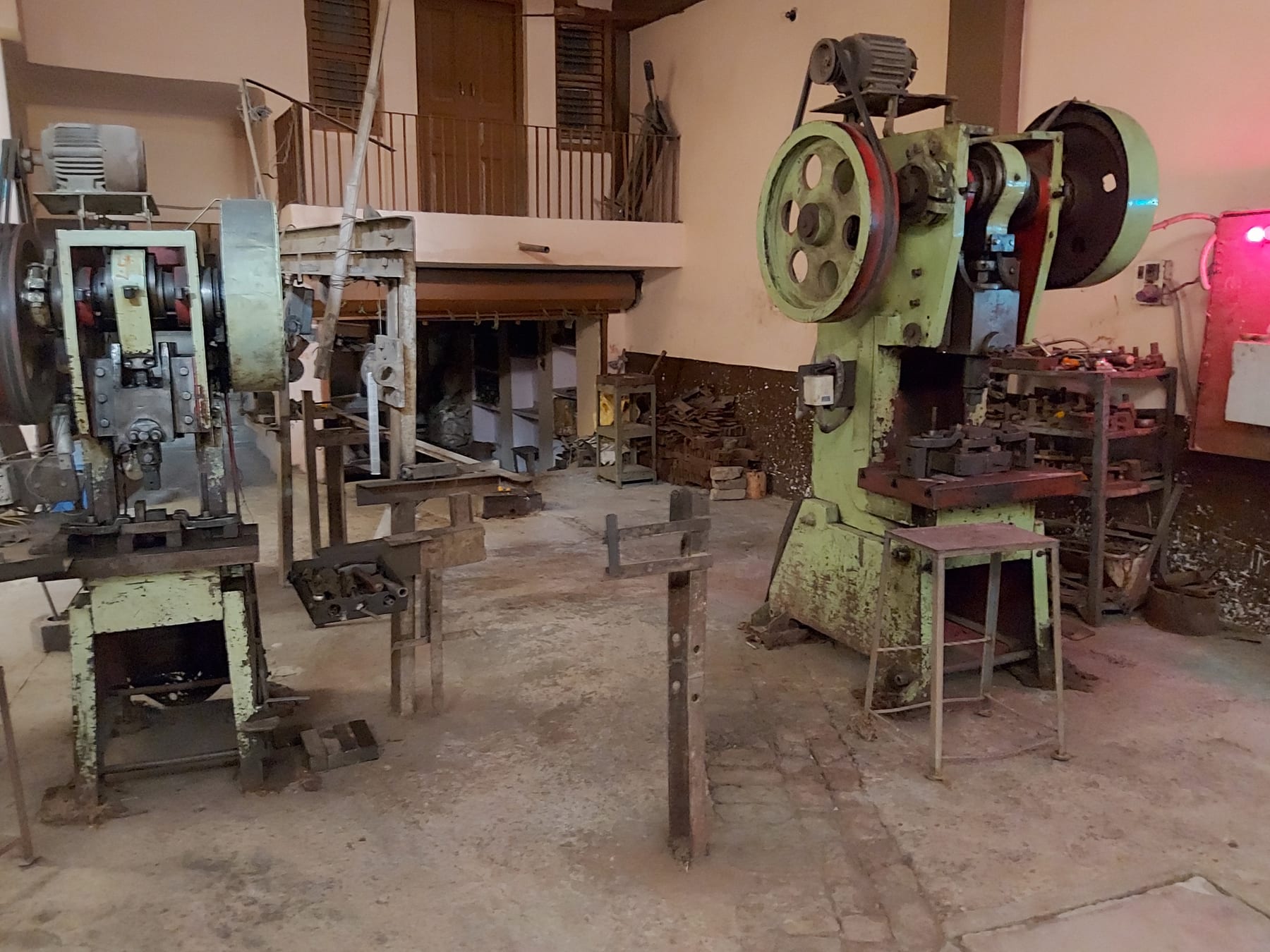 Press shop at the Aligarh works